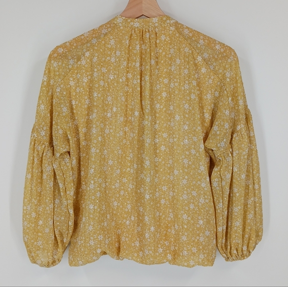 Autres Filles Floral Chiffon Blouse - Picture 4 of 5